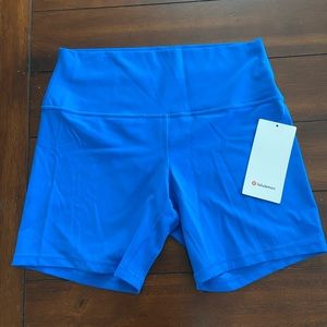 Align 6 inch shorts in Poolside